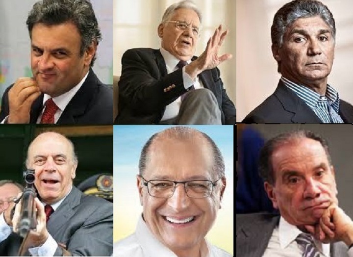 Aécio, FHC, Paulo, Serra, Alckmin e Aluysio: os inimputáveis